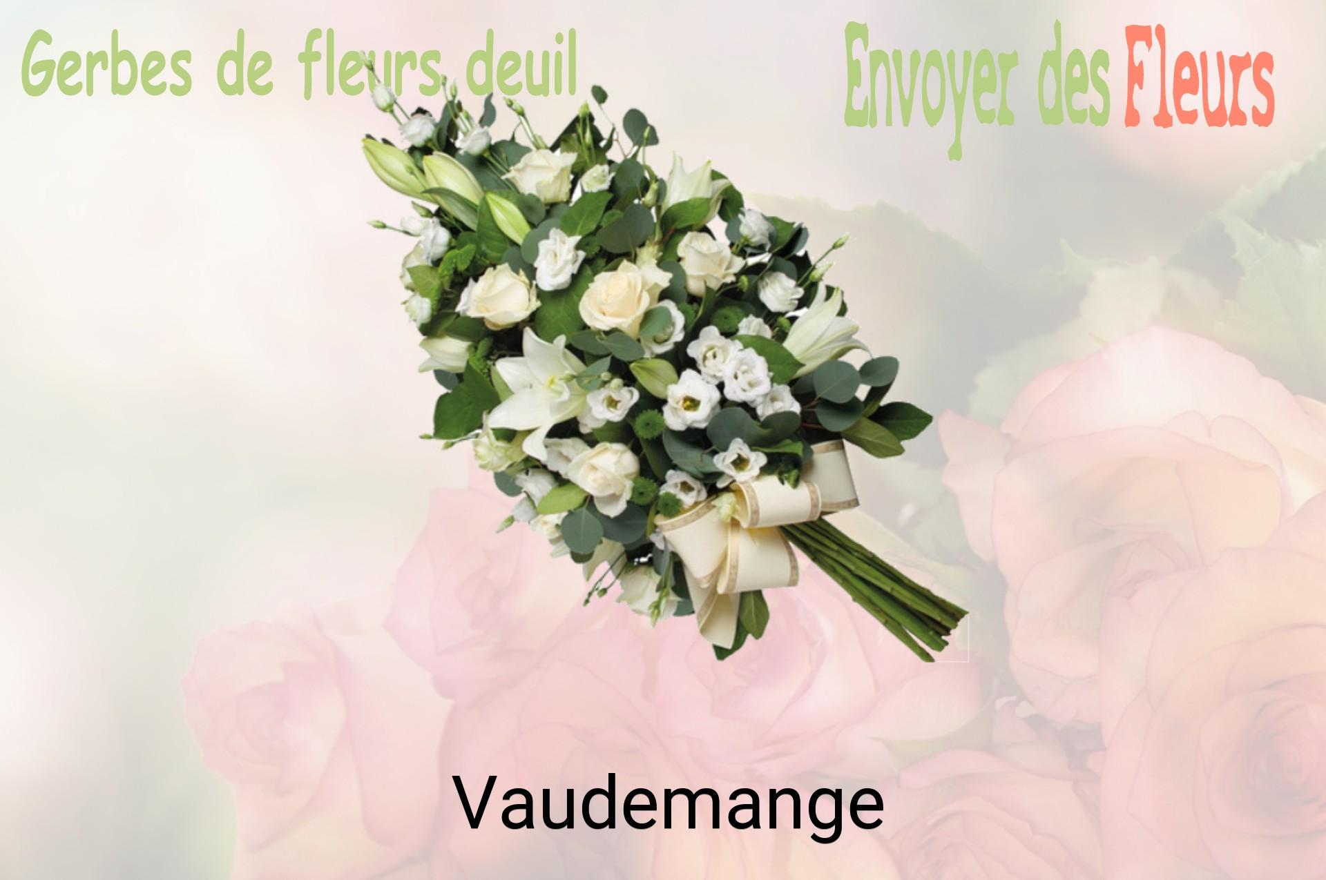 Gerbe de fleurs de deuil livrée à Vaudemange
